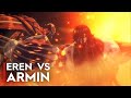 EREN VS ARMIN COLOSSAL TITAN FIGHT Attack On Titan Final Season 4K