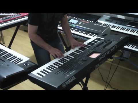 YAMAHA MOTIF XF , KORG KRONOS , NORD STAGE 2 , ROLAND JUPITER 80 , THE FOUR BEST KEYBOARDS