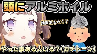 ガチトーンでリスナーに頭にアルミホイルやった事あるか聞いてチャット欄を騒つかせるアーニャさん【ホロライブ切り抜き】