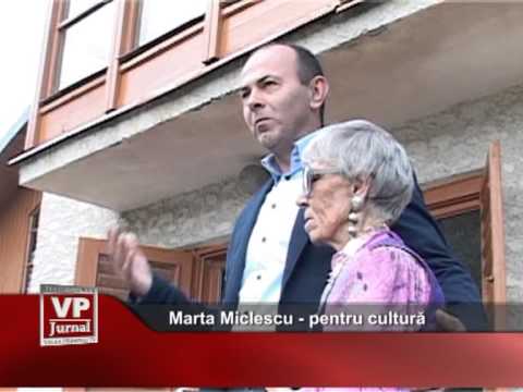 Marta Miclescu – pentru cultură