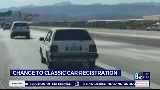 People share frustrations with changes to Nevada 'Classic Car' registration meant to improve air qua