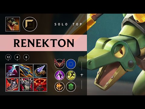 Renekton Top vs Fiora - EUW Grandmaster Patch 25.24