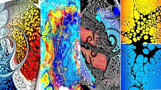 FIRE and ICE Acrylic Pouring EXPERIENCE! Inspiration and Therapy