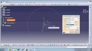 Catia V5 Axis System, Position sketch and formulas