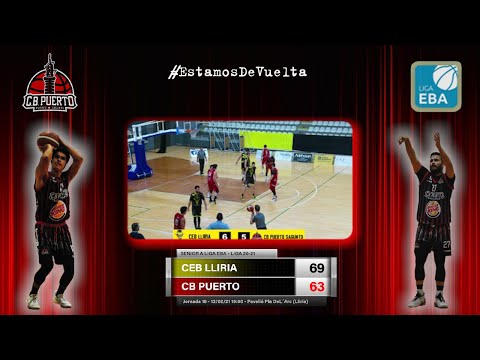 Videoresumen Ceb Lliria - Senior A Cb Puerto Sagunto (LIGA EBA 20-21)