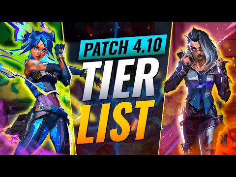 NEW UPDATE: BEST Agents Tier List! - Valorant Patch 4.10