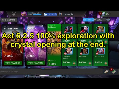 Act 6.2.5 100% exploration turning the whole Act 6.2 into 100% explored.