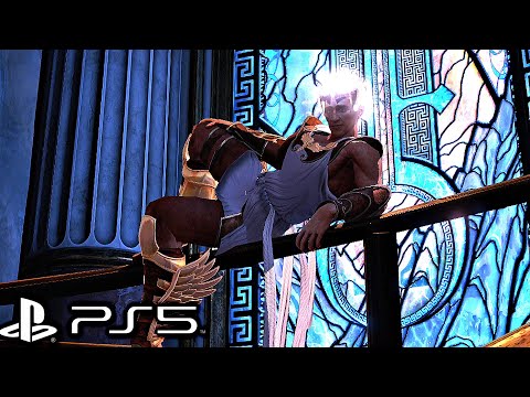 God of War 3 Remastered (PS5) - Kratos Vs. Hermes Boss Fight (4K 60FPS)