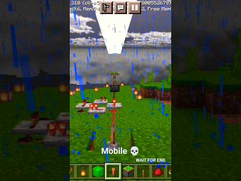 Insane Minecraft Thunderstorm Machine!! 😱 #viral