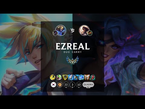 Ezreal ADC vs Samira - KR Challenger Patch 12.7