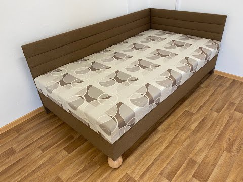 Čalouněná postel ELITE s čely a úložným prostorem 140x200cm