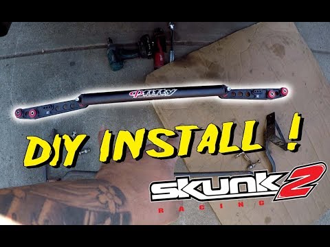 Skunk2 Lower control arm + Rear arm bar Install