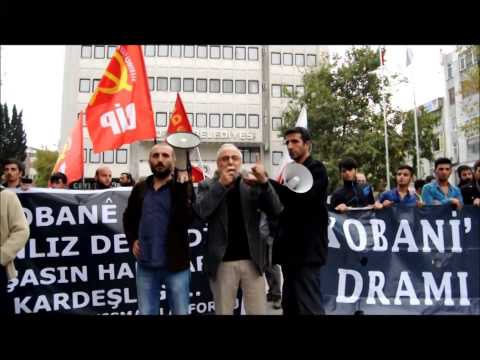 DİP Genel Başkanı Sungur Savran'ın 12 Ekim 2014'te Çorlu'da Kobane ile Dayanışma Platformu'nun eyleminde yaptığı konuşma