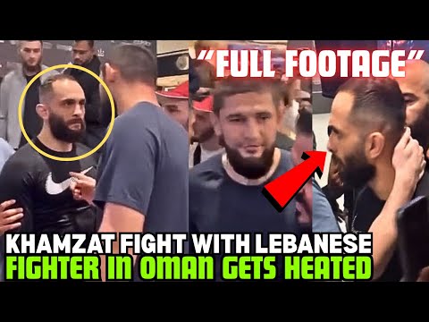 Khamzat Chimaev CONFRONTS MMA Fighter In Oman And Gets Heated (FULL FOOTAGE)