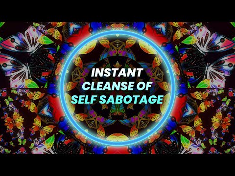 Instant Cleanse of Self Sabotage | 396 Hz Remove Negative Energies from You | Healing Binaural Beats