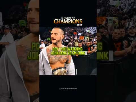 JOHN CENA VS CM PUNK 🔥