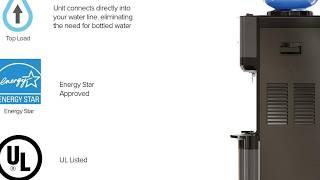 🖤 Stylish & Powerful! Brio Black Stainless Water Cooler Review (Hot & Cold)