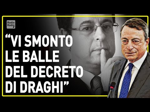 "IL DECRETO DI DRAGHI È UNA TRUFFA!" ▷ Malvezzi smonta pezzo per pezzo la balla sul 60% dei ristori