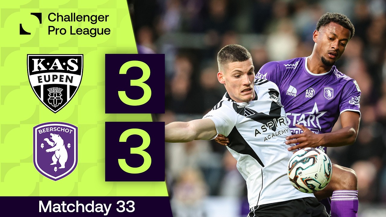 KAS Eupen vs K. Beerschot V.A. Highlights