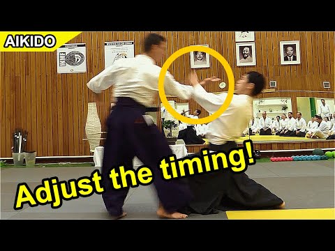 【Aikido】Adjust the timing and distance - Shirakawa Ryuji shihan