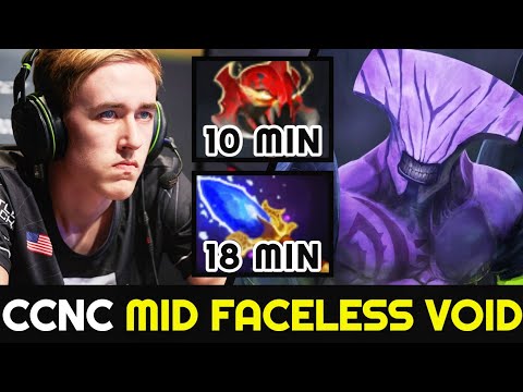 CCNC New Meta Build on Mid Faceless Void - Fast Aghanim 7.27 Dota 2