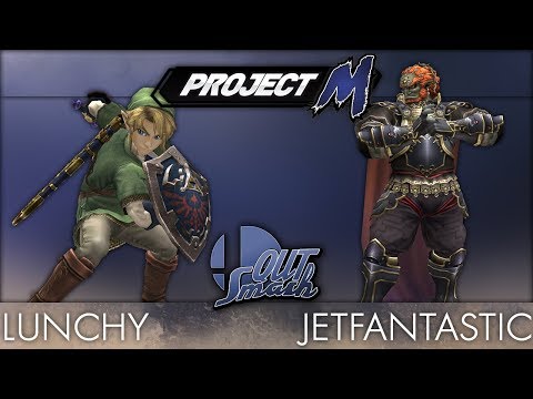QUT Smash 7 Project M  - WR1 - Lunchy (Link) vs Jetfantastic (Ganondorf)