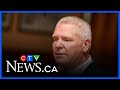 Ontario Premier Doug Ford Expresses Support For PM Carney Following Trump Meeting