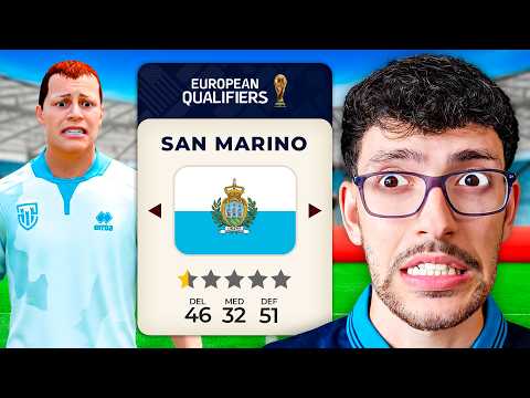 I qualified the WORST team for the WORLD CUP