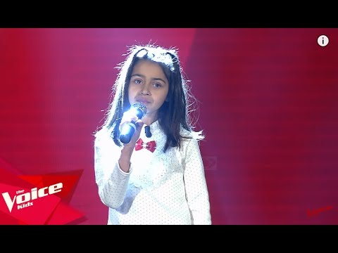 Enkela - Me Fal | The Blind Auditions | The Voice Kids Albania 3