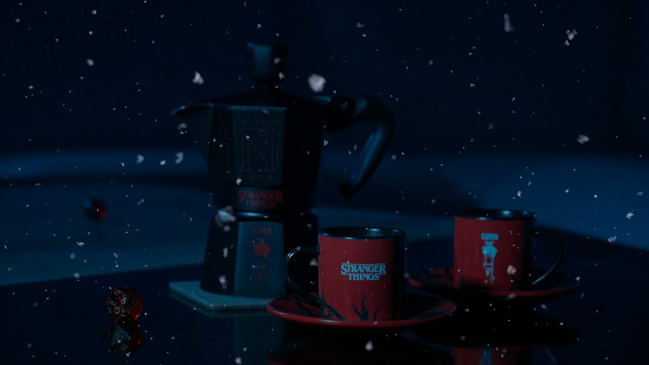 Bialetti Espressotasse Stranger Things, Schwarz / Rot, 2 Stück Bialetti Espressotasse Stranger Things, Schwarz / Rot, 2 Stück