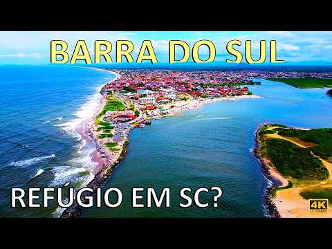 A Cidade onde a Lagoa Beija o Mar - Conheça Balneário Barra do Sul, SC