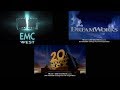 EMC West Logo DreamWorks Pictures 20th Century Fox Variant 1997 1996