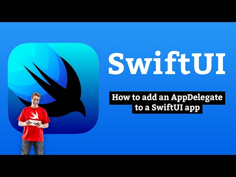 How to add an AppDelegate to a SwiftUI app – SwiftUI