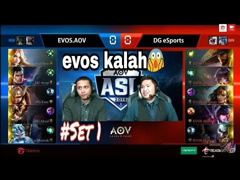 Set1 Evos.aov VS Dg esports!! Evos kalah ASL