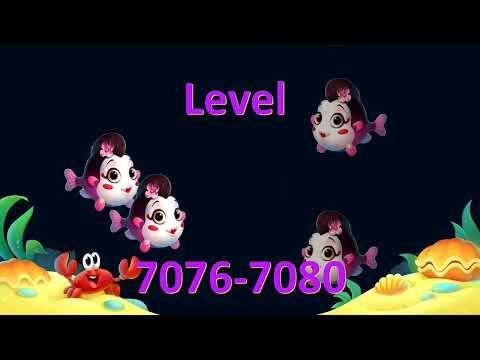 Fishdomフィッシュダム7076 7077 7078 7079 7080 Clear Videoクリア動画　capture攻略 Brain Teaser頭の体操 No charge無課金