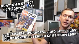 Unboxing & Playing A Sealed Game From The 90s And An IBM NetVista Office To Gaming Machine Update!