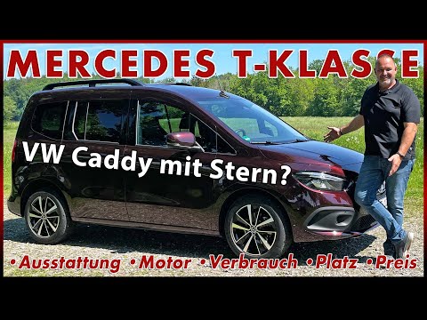 Thumbnail for Mercedes-Benz T-Klasse - Probefahrt im VW Caddy mit Stern | Preis Ausstattung Motor Test Review 2022 by Mercedes-AMG, PHEV, Mercedes-Benz, Van