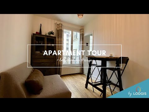 Apartment Tour // Furnished  27m2 in Paris – Ref : 21516394