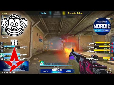 Astralis Talent vs Lilmix - Esportal Nordic Invitational | CSGO HIGHLIGHTS