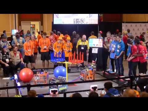 FTC Velocity Vortex: Scoring 310 in Finals 1 of Worlds St. Louis with Cubix