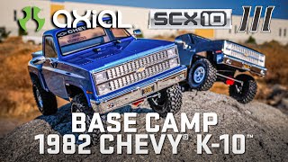Axial SCX10 III Base Camp 1:10 4WD Chevy K10 1982 RTR modrý