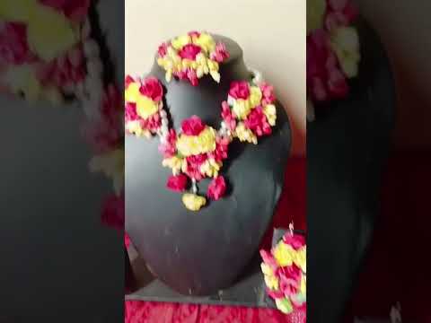 Artificial flowers jewellery