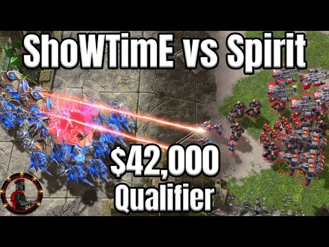 ShoWTimE vs Spirit - SC2 bo3 PvT $42,000 Qualifier STORM POWER