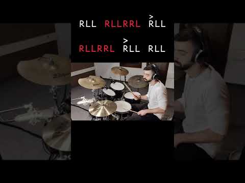 Quick Drum Lesson - 16th note triplets drum fill