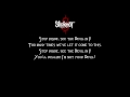 Slipknot The Devil In I Lyrics