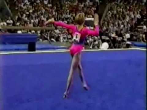 Jenny Ester - 1989 US World Trials - Floor Exercise