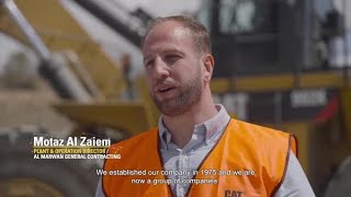 Established in 1975, Al Marwan General Contracting Company operates in Saudi Arabia, UAE, and Oman, with a mission to be a “one-stop-shop” within the construction industry. Motaz Al Zaiem, Plant and Operation Director, tells us how they use VisionLink® and other Cat® technologies to be more efficient while saving on operating costs.