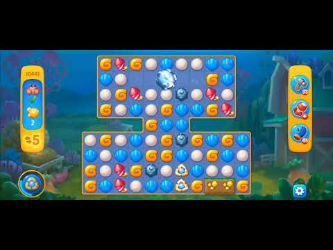 Fishdom Easy Level 10441 (with full horseshoe boosters) @choraelmin