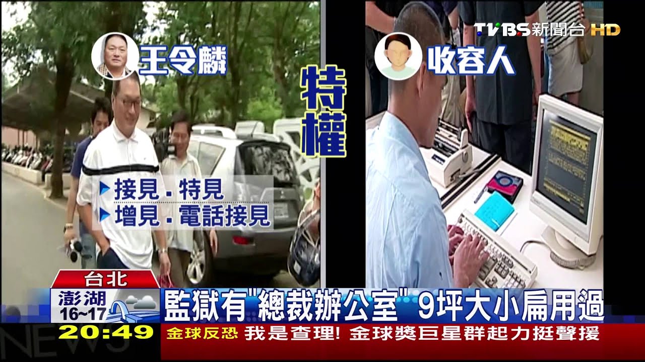 監獄內啖牛排 王令麟涉行賄享特權起訴