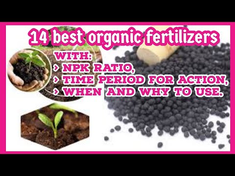 14 best organic fertilizers for your garden. #gardening #organicfertilizer #npk #nitrogenfertilizer